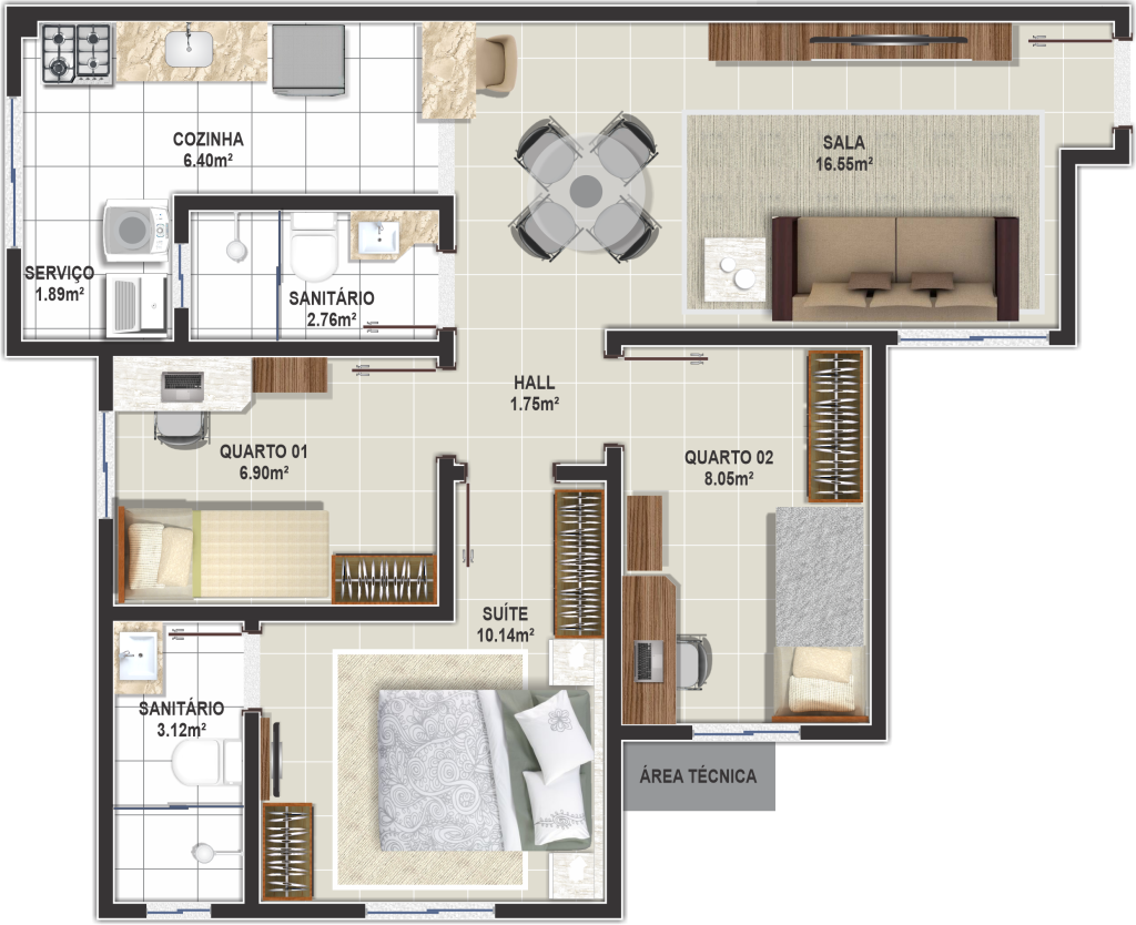 Apartamento no Candeias 3 quartos a venda